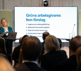 Bild på Emma Terander, arbetsmarknadschef på Gröna arbetsgivare.