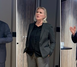 Petter Danielsson, chefsekonom på Gröna arbetsgivare, Anna Vargö, förhandlingschef på Gröna arbetsgivare, och Mattias Dahl, vice vd på Svenskt Näringsliv