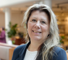 Bild på Pia Madsen, förhandlare på Gröna arbetsgivare.