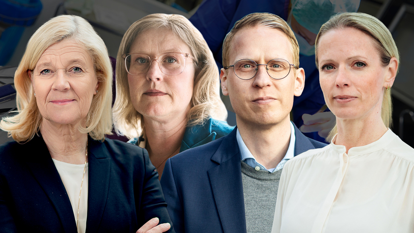 Lena-Liisa Tengblad (vd, Gröna arbetsgivare), Emma Terander (branschansvarig, Svensk Djursjukvård), Pekka Lähdekorpi (ordförande, Svensk Djursjukvård) & Marlene Areskog (vice ordförande, Svensk Djursjukvård).