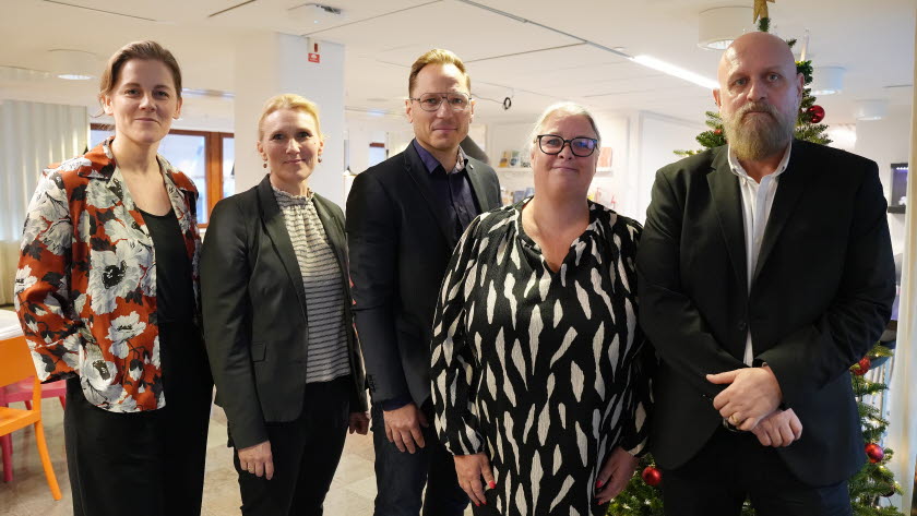 Lovisa Nellevad, Gröna arbetsgivare, Anna Vargö, Gröna arbetsgivare, Johan Ingelskog, Kommunal, Peggy Nyholm, Hotell- och restaurangfacket, och Jolan Wennberg, Livsmedelsarbetareförbundet.