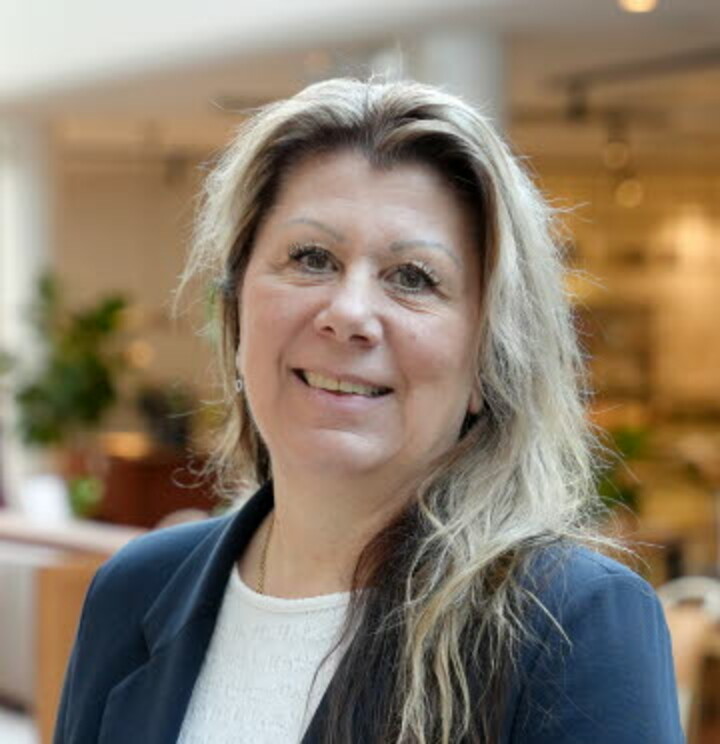 Bild på Pia Madsen, förhandlare på Gröna arbetsgivare.