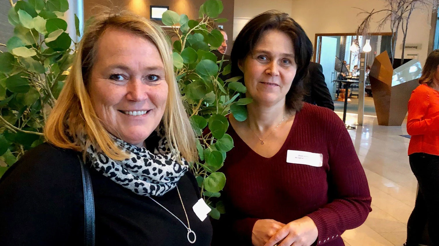 Cecilia Carlström, CFO och Christina Welin, HR-chef på Blå Stjärnans Djursjukhus har deltagit på flera HR-nätverk.