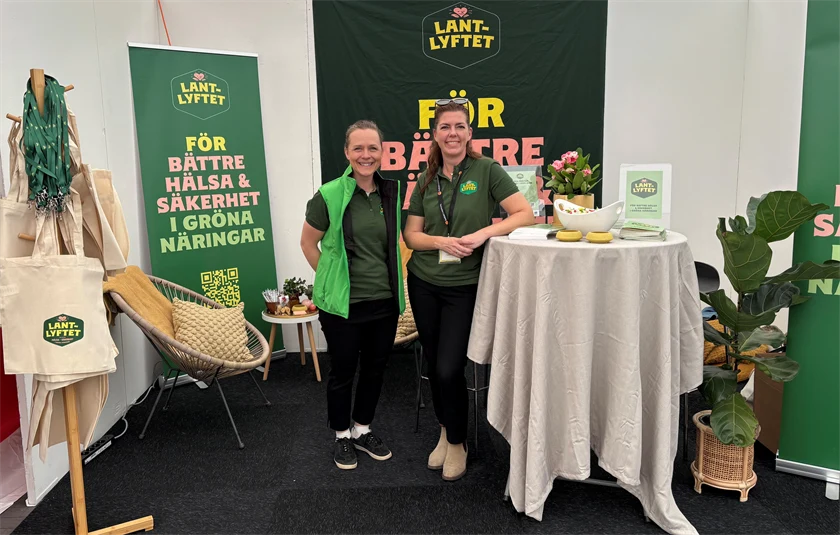 Åsa-Lina Nordlund, förändringsledare, och Ebba Zettergren, kommunikatör, Lantlyftet.