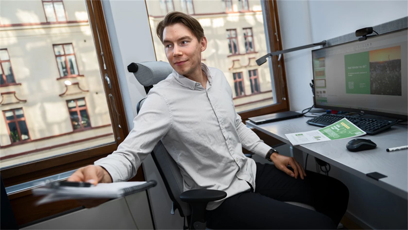 Bild på Joakim Wirén, chefsekonom på Gröna arbetsgivare.