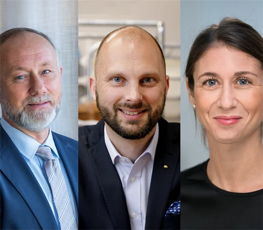Kollage med Lena-Liisa Tengblad, Jonas Siljhammar, Martin Lundell och Irene Waldemarson.