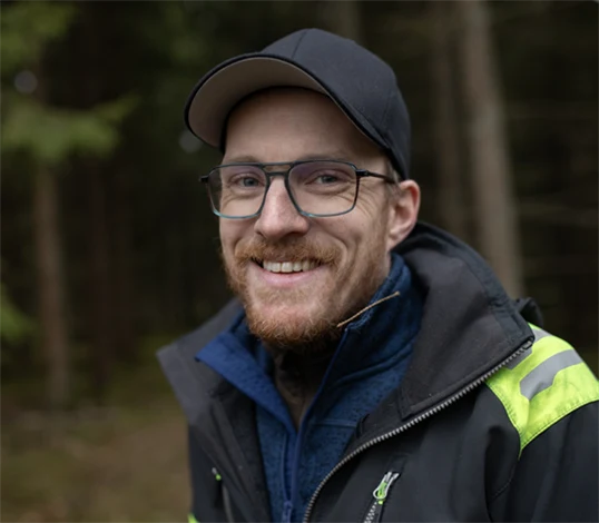 Bild på Martin Anderberg, ägare och vd, MK Forest.