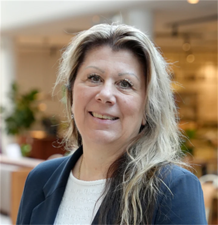 Bild på Pia Madsen, förhandlare på Gröna arbetsgivare.