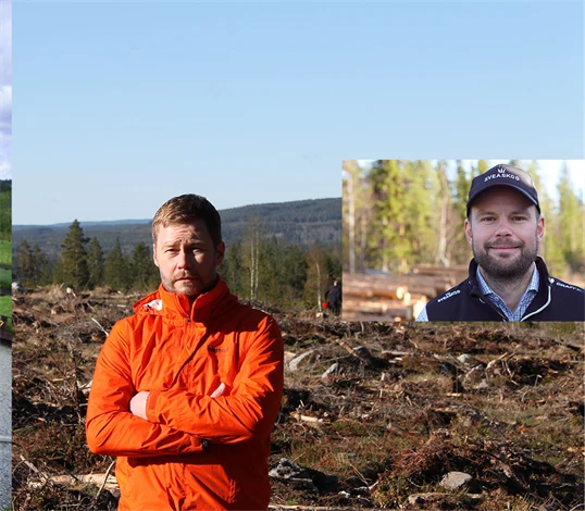 Kenneth Söderström, Qvarnsjö Skogstjänster, Fredrik Gundhe, Dala Kvalitetsskog och Karl Tiger, Sveaskog berättar hur de har hanterat coronakrisen.