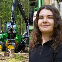Bild på Maurice Hill, mer känd som L22, och Rebecca Sirberg, känd som Bexx.