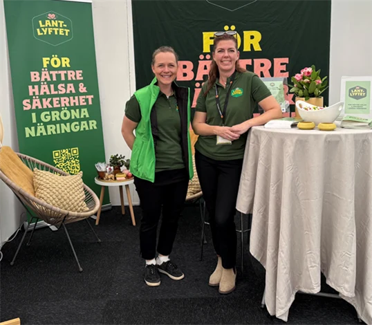 Åsa-Lina Nordlund, förändringsledare, och Ebba Zettergren, kommunikatör, Lantlyftet.