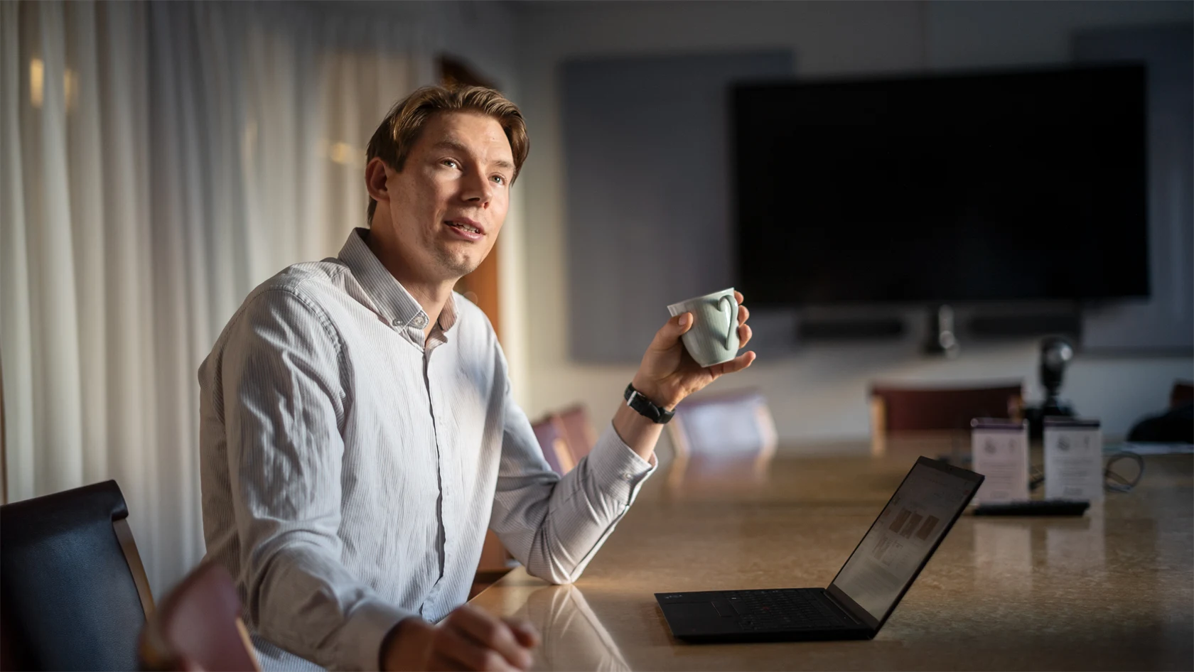 Bild på Joakim Wirén, chefsekonom på Gröna arbetsgivare.