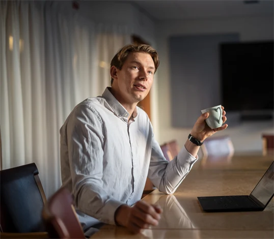 Bild på Joakim Wirén, chefsekonom på Gröna arbetsgivare.