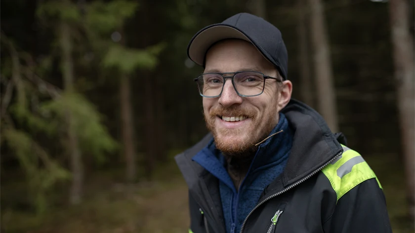 Bild på Martin Anderberg, ägare och vd, MK Forest.