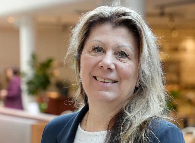 Bild på Pia Madsen, förhandlare på Gröna arbetsgivare.