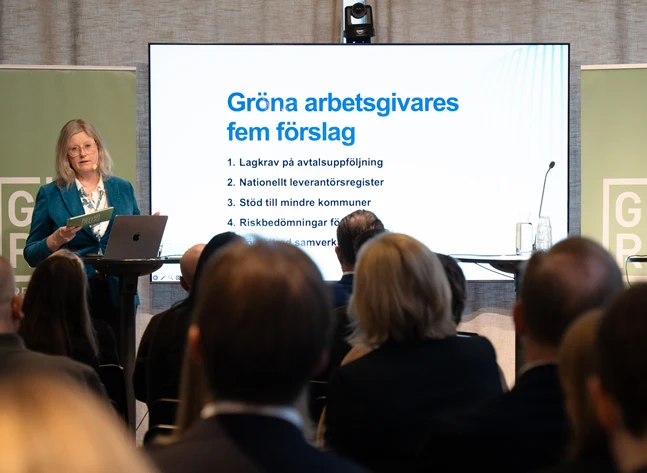 Bild på Emma Terander, arbetsmarknadschef på Gröna arbetsgivare.