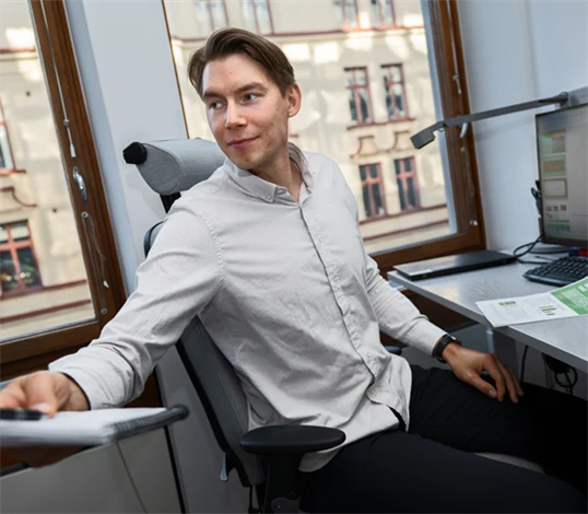 Bild på Joakim Wirén, chefsekonom på Gröna arbetsgivare.