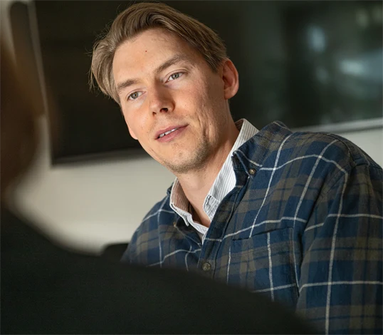 Bild på Joakim Wirén, chefsekonom på Gröna arbetsgivare.