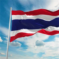 Bild på Thailandsflagga.
